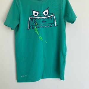 Nike Kids Green Graphic Tee